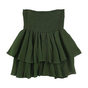 Tags Weekly Womens Ribbed Tiered Skirt, NWT